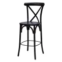 Bristol Bar Chair in Dark Walnut - Image 1
