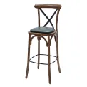 Bristol Bar Chair in Vintage with Bison Cedar Seat - Image 1