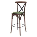 Bristol Bar Chair in Vintage with Shetland Forest Seat - Image 1