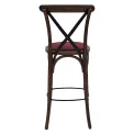 Bristol Bar Chair in Vintage with Shetland Scarlett Seat - Image 3