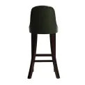 Kilsby Bar Chair in Dark Walnut with Bison Cedar Seat - Image 2