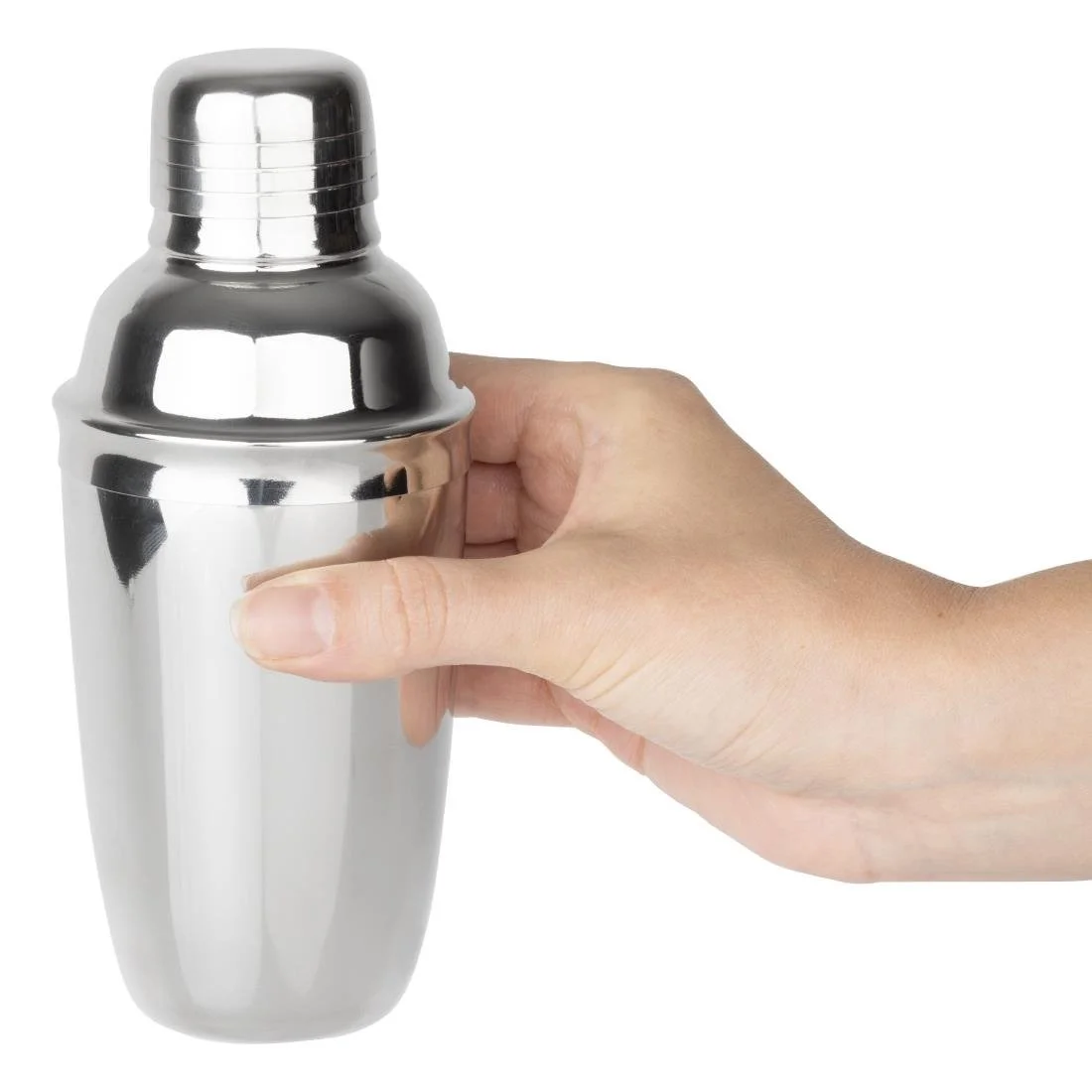 Olympia Mini 3-Piece Stainless Steel Cocktail Shaker 300ml - Image 6