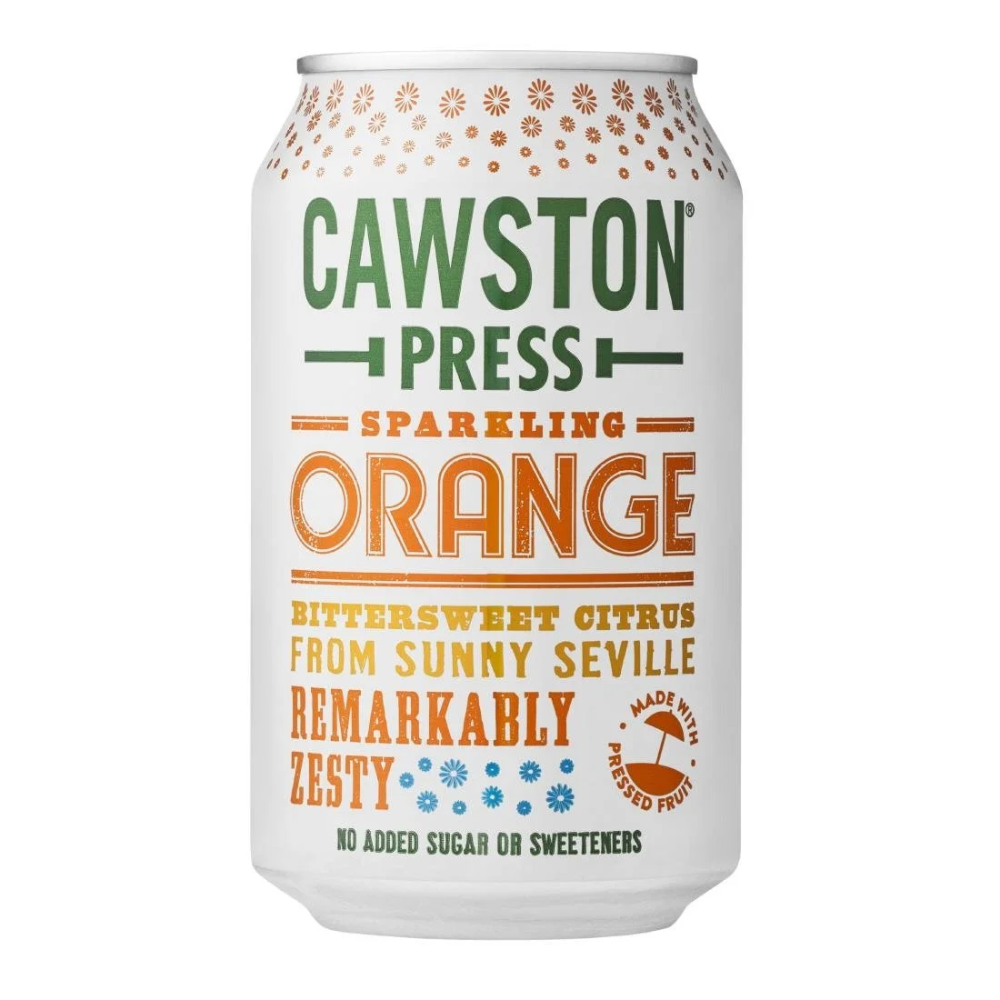 Cawston Press Sparkling Orange Drink 330ml (24 Pack)