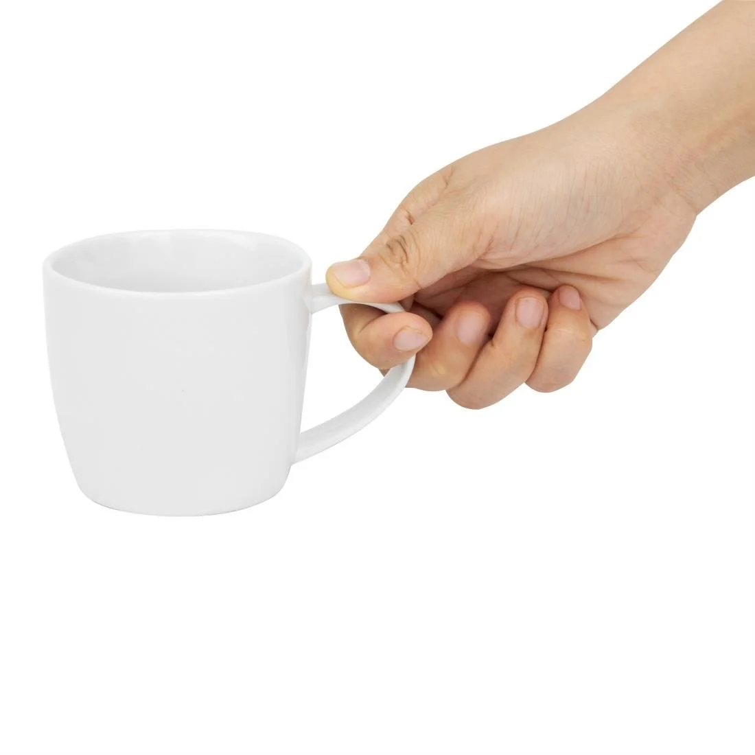 Olympia Whiteware Low Mugs 220ml (12 Pack) - Image 5