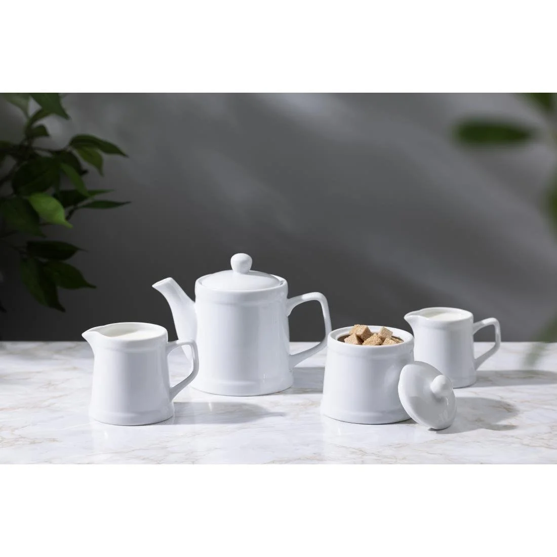 Olympia Whiteware Pier Jugs 200ml (6 Pack) - Image 3