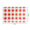 Fiesta Compostable Red Gingham Greaseproof Sheets 310x190mm (200 Pack) - Image 7