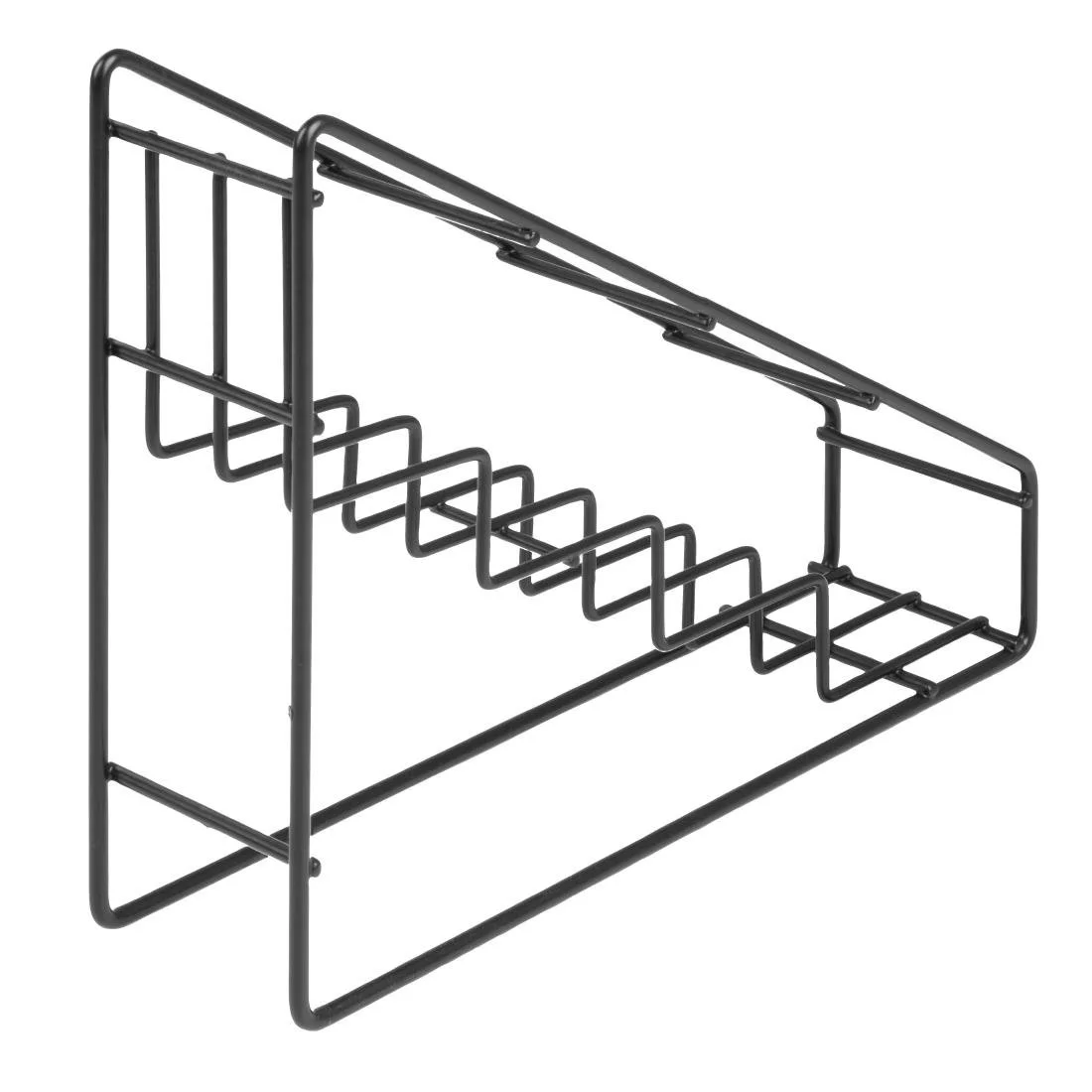 Olympia Syrup Bottle Stand Black Wire 400x105x320mm - Image 4