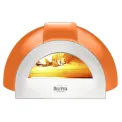 DeliVita Pro Dual Fuel Pizza Oven Orange Blaze+ Chimney - Image 1