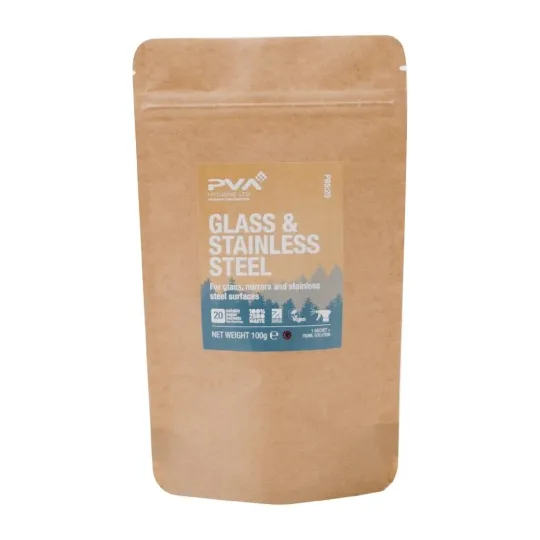 PVA Hygiene Water Soluble Sachets for Triggers Glass & Stainless Steel Cleaner (20 Pack)