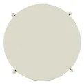 Bolero Perth Round Low Coffee Table Light Grey 450mm - Image 3