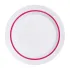 Arcoroc Autonomy Red Plates 230mm (12 Pack)