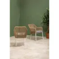Bolero Bay PE Twist Rattan Outdoor Armchair Honey (2 Pack) - Image 5