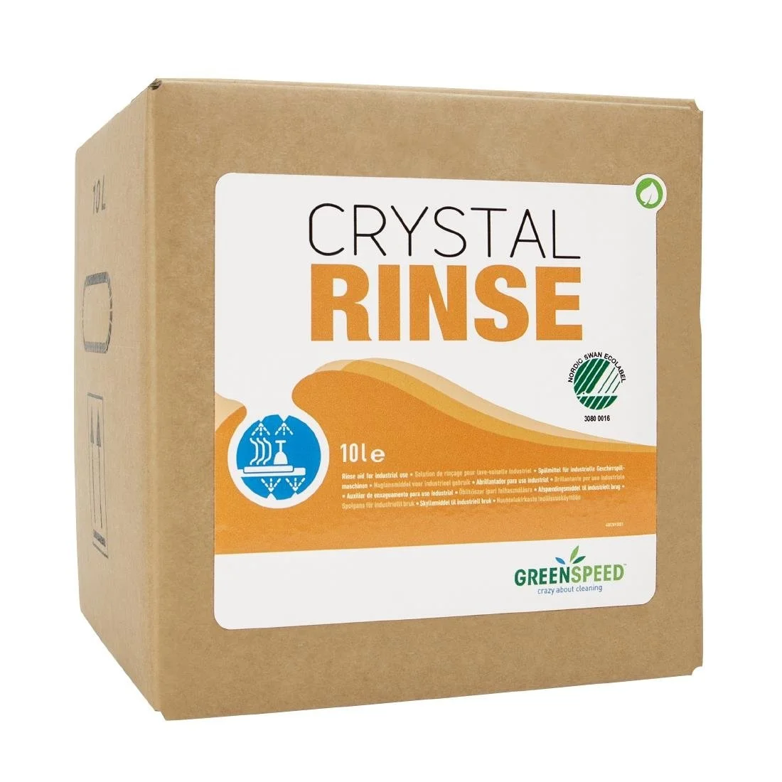 Greenspeed Crystal Rinse Dishwash Rinse Aid Bag-in-Box 10Ltr - Image 1