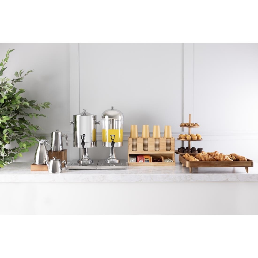 Olympia Single Juice Dispenser with Drip Tray