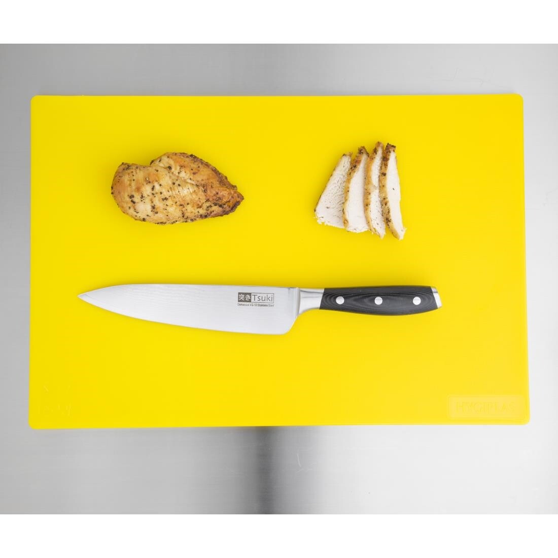 Hygiplas Standard Low Density Yellow Chopping Board