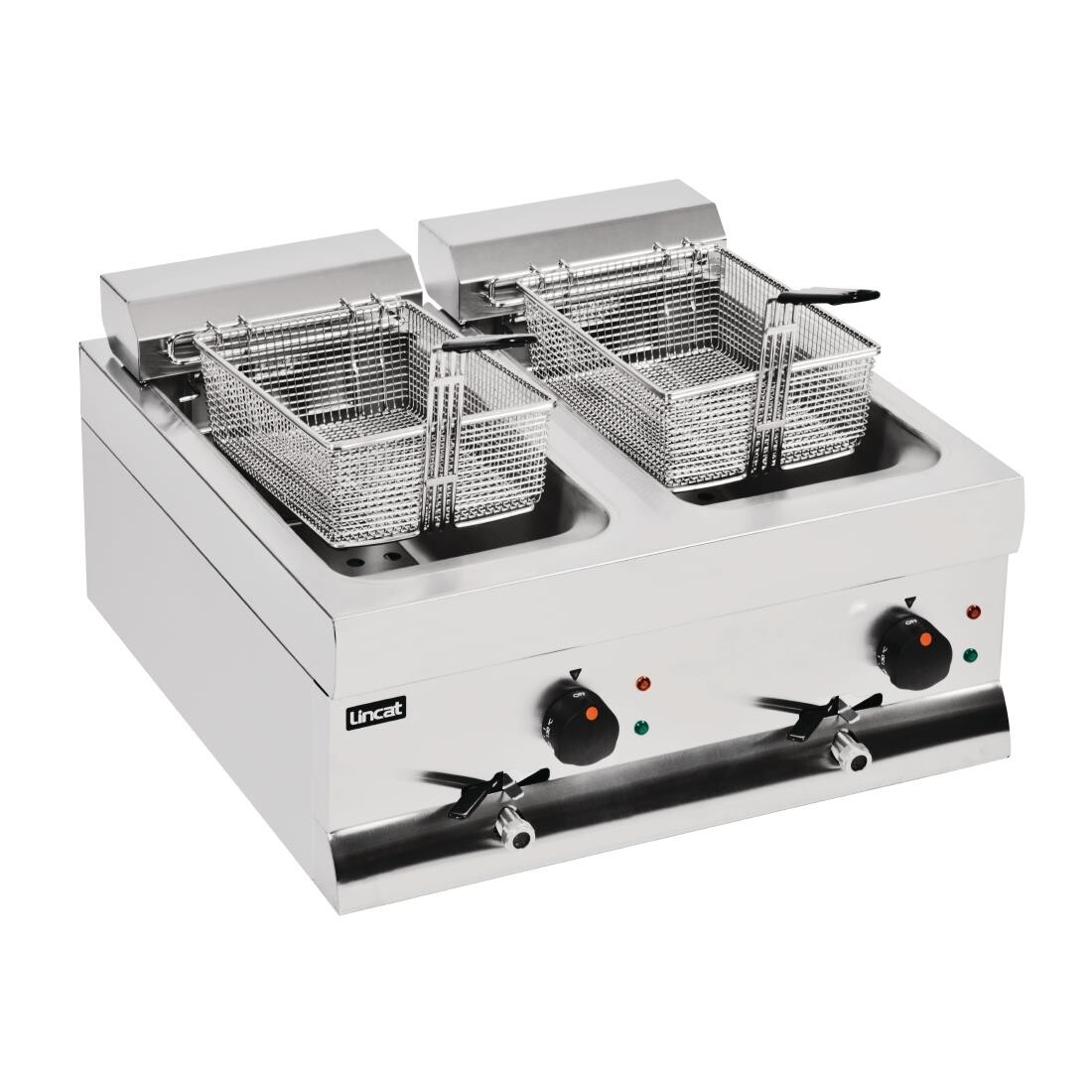 Lincat Silverlink Double Tank Countertop Fryer DF66