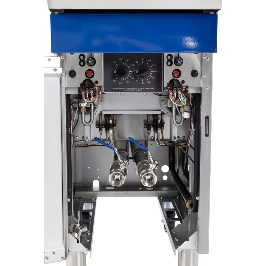 Blue Seal Free Standing Natural Gas Twin Fryer GT46