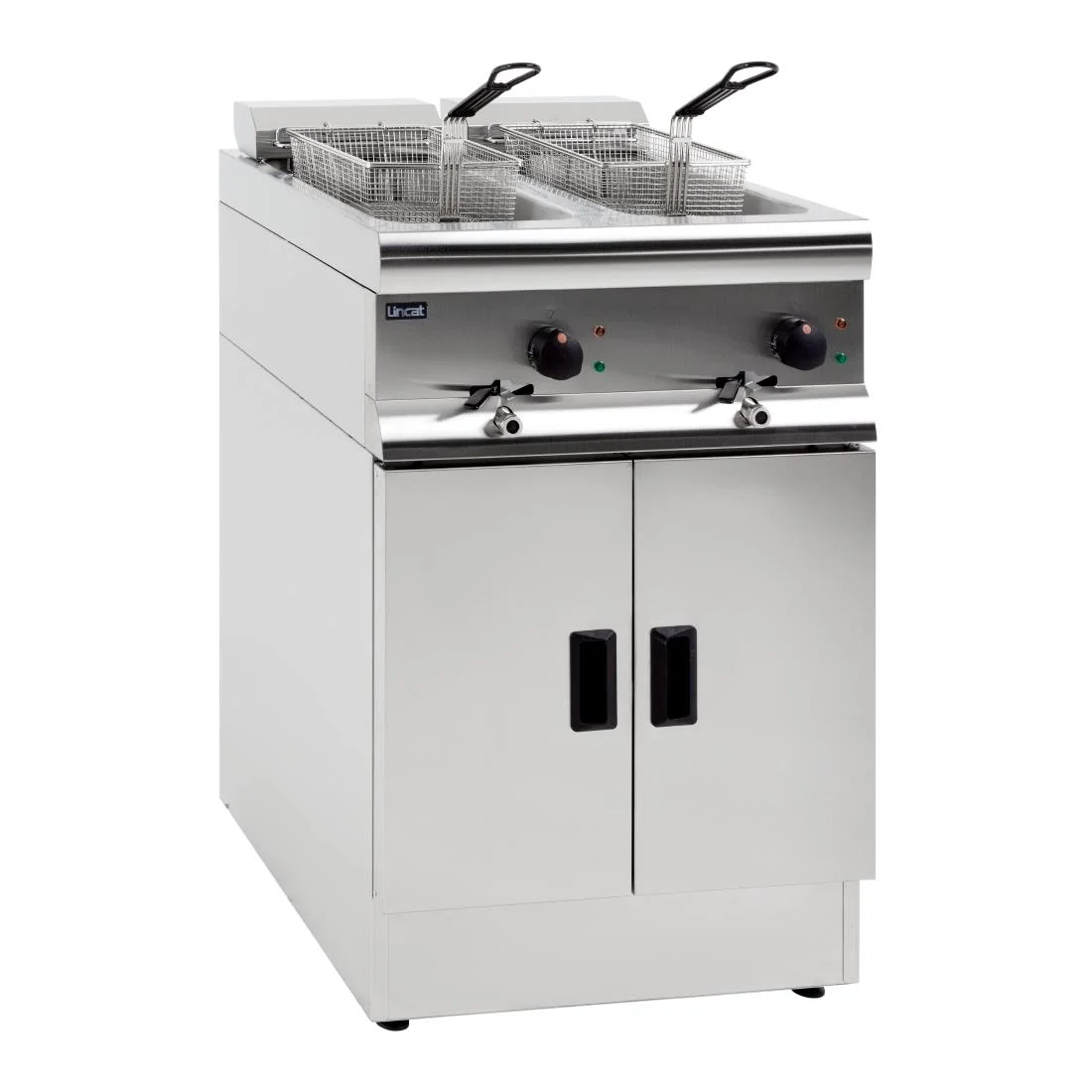 Lincat Silverlink 600 Free Standing Double Electric Fryer J12 - Image 1