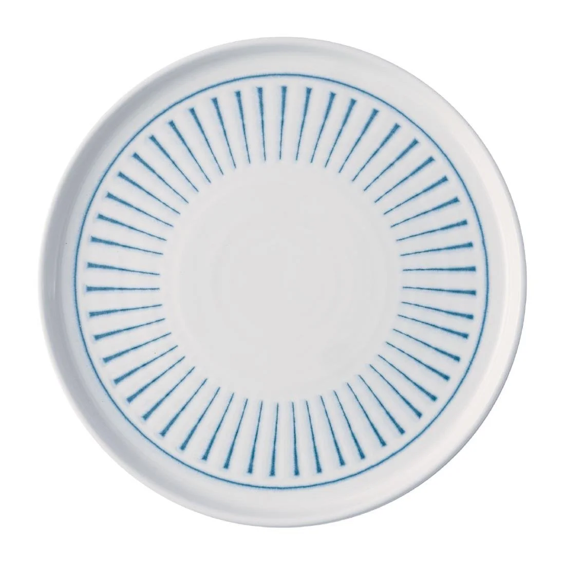 Churchill Era Blue Walled Plates 260mm (6 Pack) - Image 1
