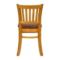 Turin Dining Tables with 4 Manhattan Chairs in Soft Oak with Bison Tan - Image 5