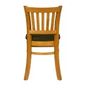 Turin Dining Table with 4 Manhattan Chairs in Soft Oak with Shetland Forest - Image 5
