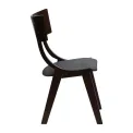 Chelsea Dining Chairs in Dark Walnut with Shetland Sea Seats (6 Pack) - Image 2
