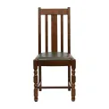 Thame Dining Chairs in Vintage Wood with Bison Cedar Seat (6 Pack) - Image 3