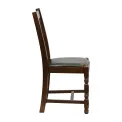 Thame Dining Chairs in Vintage Wood with Bison Cedar Seat (6 Pack) - Image 4