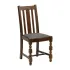 Thame Dining Chairs in Vintage Wood with Shetland Smoke Seat (6 Pack)