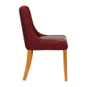 Bath Soft Oak Dining Chairs with Scarlett Back & Espresso Seat (6 Pack) - Image 3