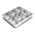 Clover Japanese Yakumi Pan Condiment Holder with 6 Large Inserts - Image 5