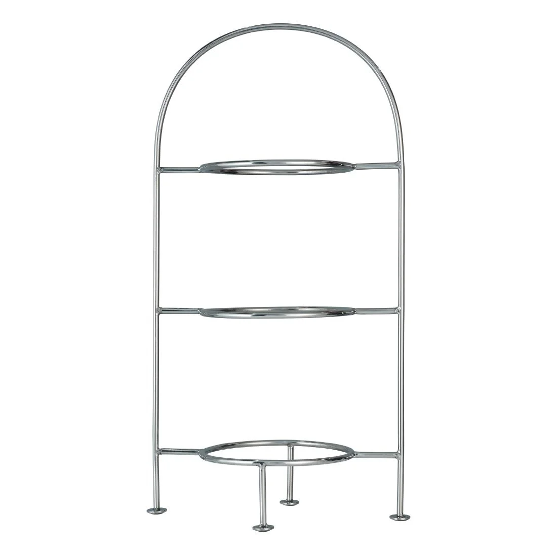 Artis 3-Tier Cake Stand Chrome 275cm (2 Pack)