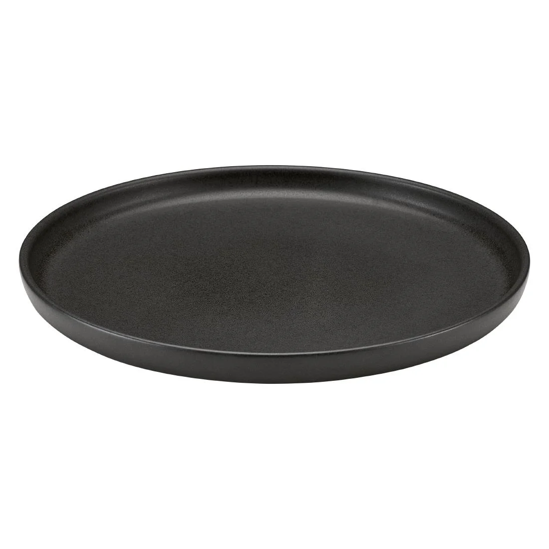 Bauscher Elements Black Walled Plates 280mm (6 Pack)