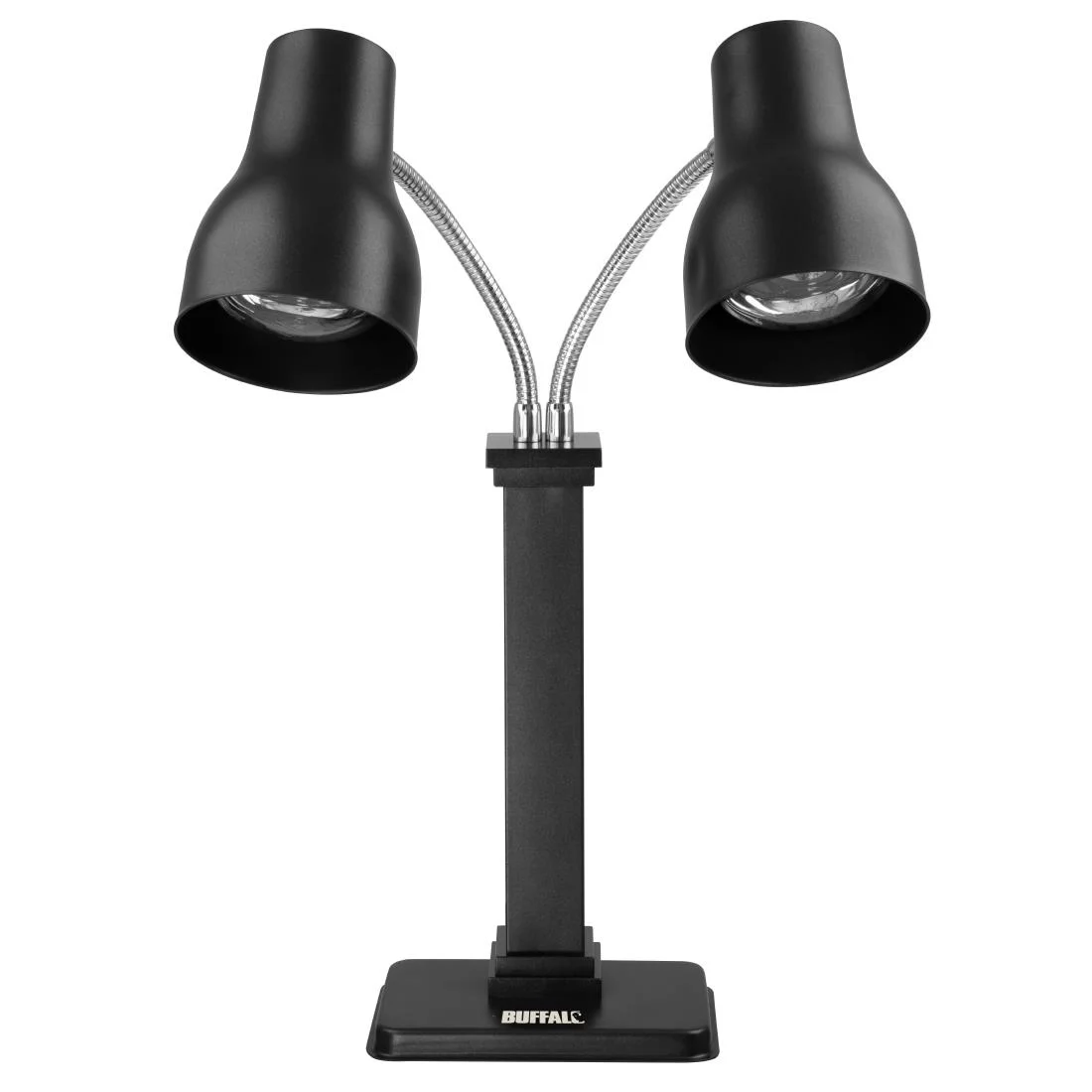 Buffalo Double Heat Lamp Carving Station Matt Black 2x250W - Image 1