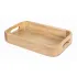 Olympia Mango Wood Rectangular Deep Sided Tray 300x190mm