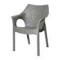 Bolero Elements Polypropylene Armchairs Olive Green (4 Pack) - Image 3