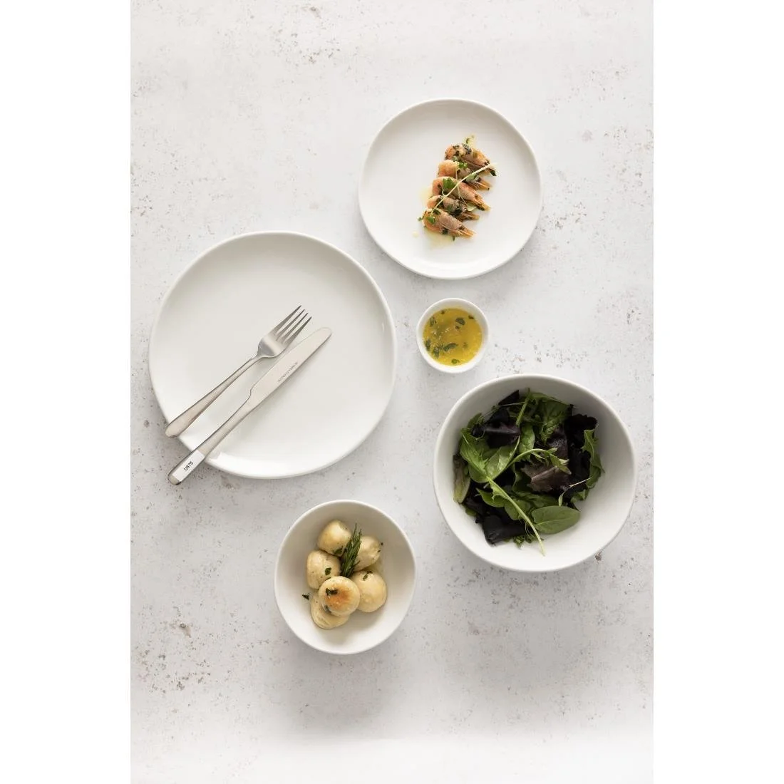 Olympia Chia Deep Bowls White 210mm (6 Pack) - Image 3