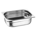 Nisbets Essentials Stainless Steel 1/2 Gastronorm Tray 100mm ( 3 Pack) - Image 1