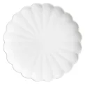 Olympia Bloom Scalloped Plates White 175mm (6 Pack) - Image 1