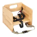 Bolero Booster Seat Natural Wood - Image 1