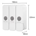 Jantex Triple Shower Dispenser White - Image 7