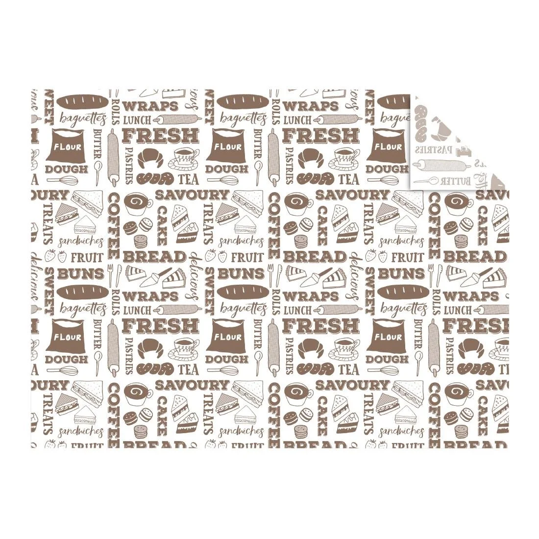 Vegware Greaseproof Sheets Bakery 400x300mm (1000 Pack) - Image 1
