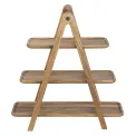 Olympia Acacia Wood 3-Tier Serving Trays with Display Stand - Image 2