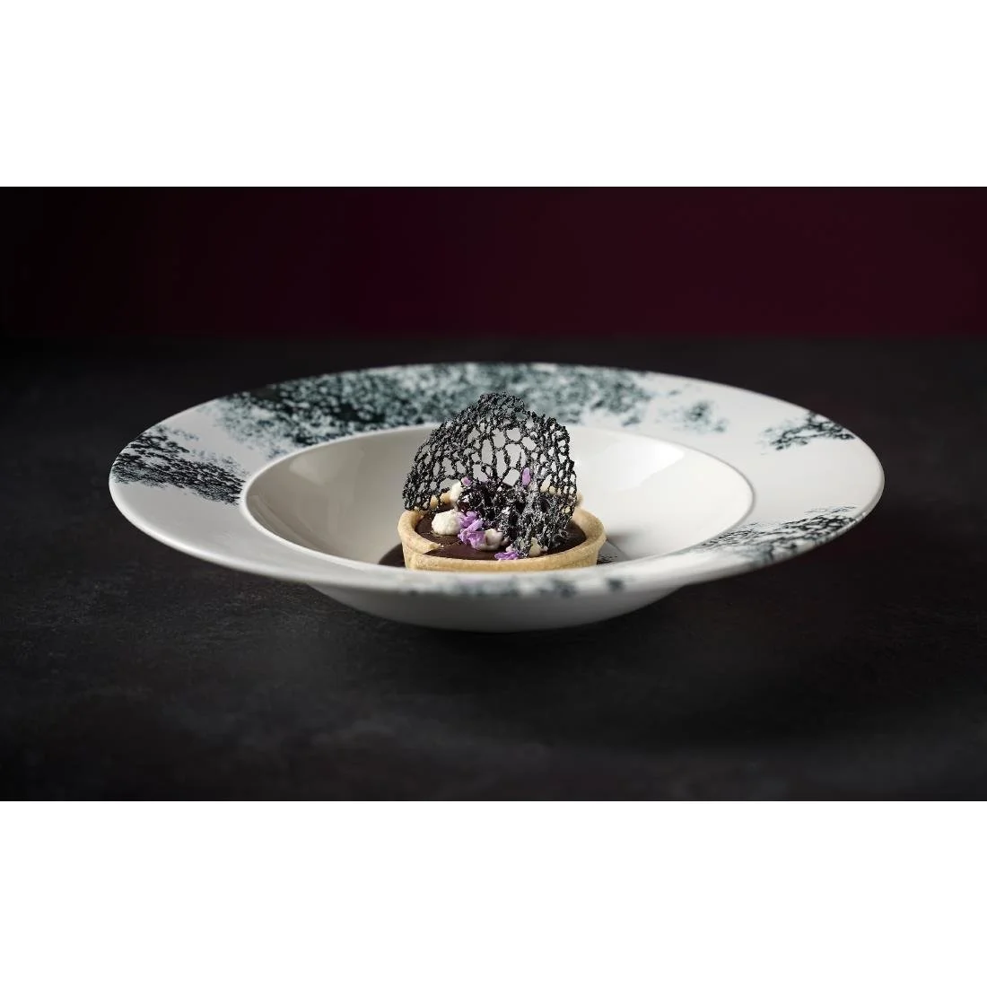 Churchill Alchemy Ambience Standard Rim Bowls Smoke Black 280mm (6 Pack) - Image 9