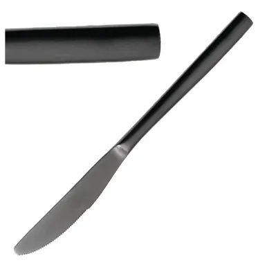 Comas BCN Black Dessert Knives (12 Pack)