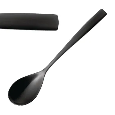 Comas BCN Black Dessert Spoons (12 Pack)