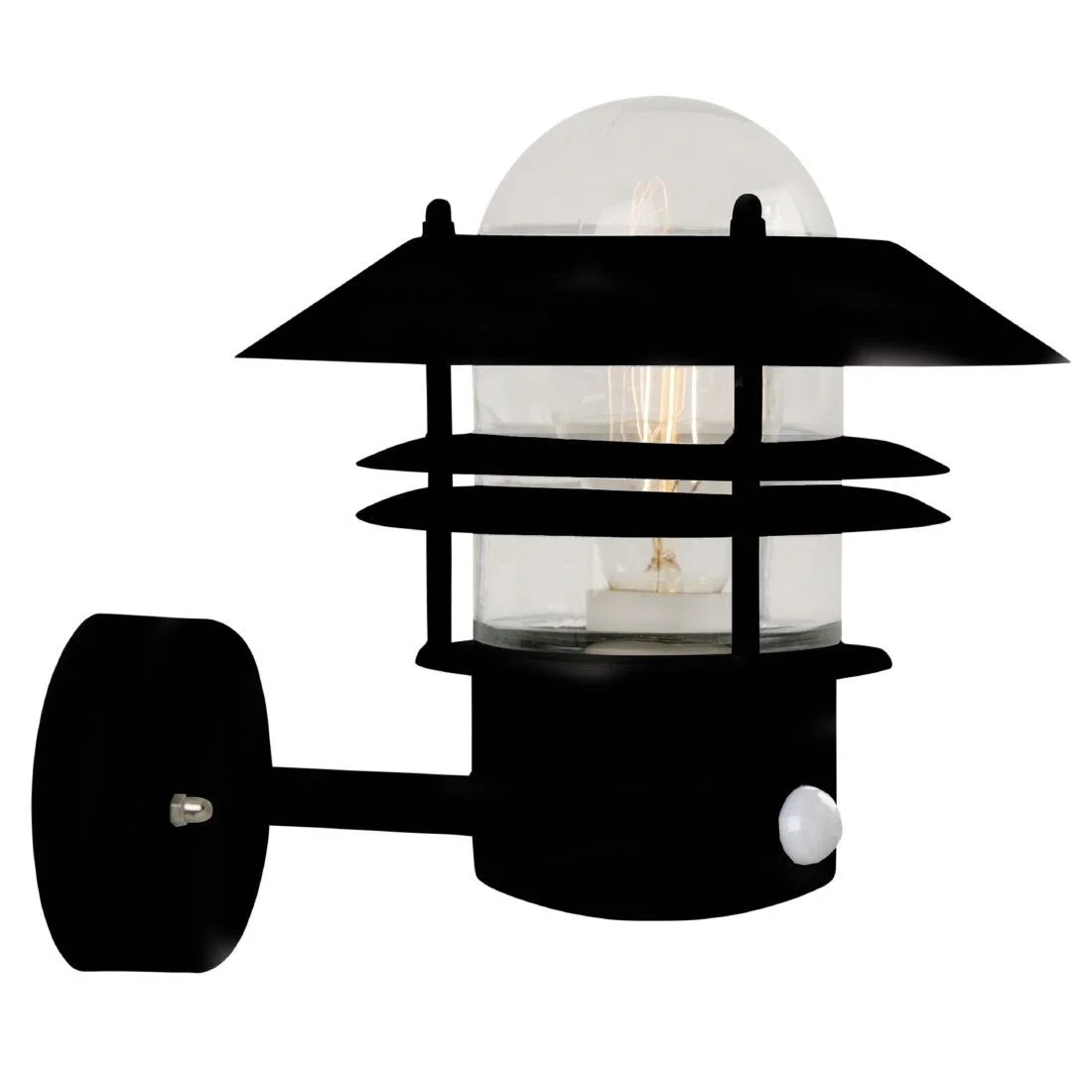 Nordlux Blokhus Up Sensor Outdoor Wall Light Black - Image 1
