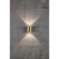 Nordlux Canto 2 Outdoor Wall Light Brass - Image 2
