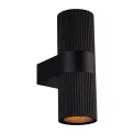 Nordlux Kyklop Ripple Outdoor Wall Light Black - Image 1