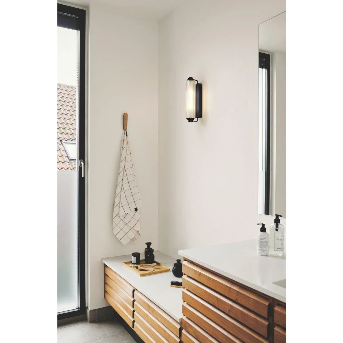 Nordlux Nimal Double Indoor Wall Light Black - Image 2